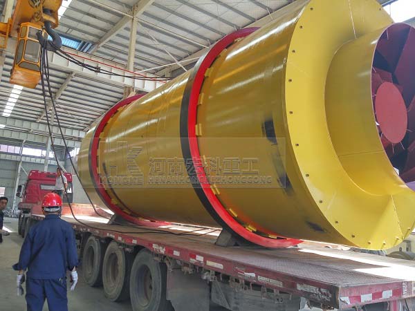 新鄭的用戶，你采購的3x7m三筒烘干機已發貨，請注意查收